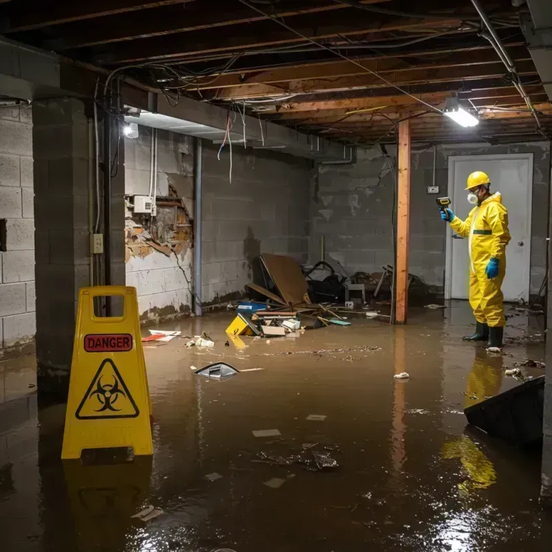 Flooded Basement Electrical Hazard in Dover, VT Property